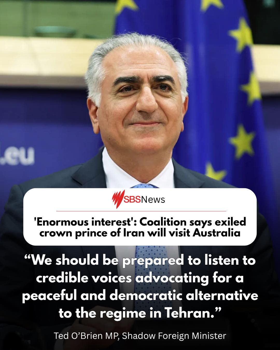 Inviting Crown Prince Reza Pahlavi to Australia